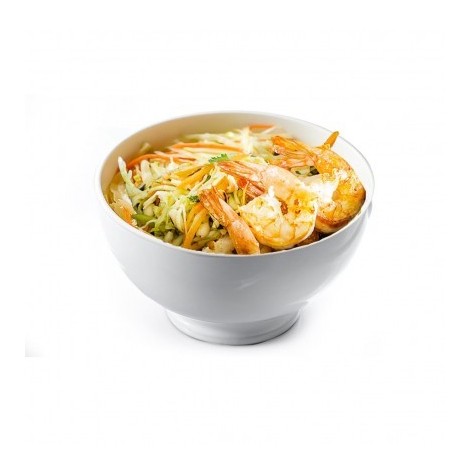 Salade choux crevettes