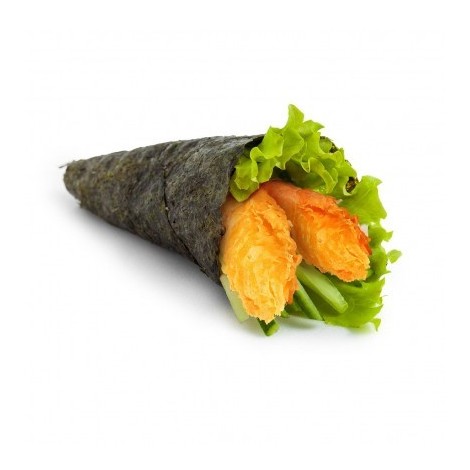 Temaki wrap crevette
