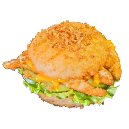 Sushi Burger Frit Crevette tempura